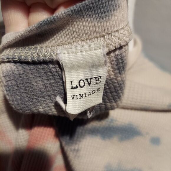 Love Vintage tie dye top crop style womens size large - Picture 6 of 6